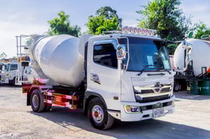HINO FC 175แรงม้า รถบรรทุก 6ล้อ โม่ผสมปูน ปี2020 เลขไมล์ 50,886 กม.