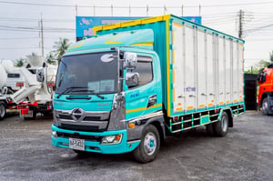 HINO FC 210แรงม้า รถบรรทุก 6ล้อ ตู้แห้ง ปี2022 เลขไมล์ 239,724 กม.