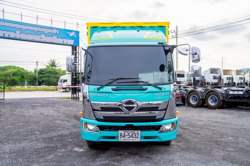 HINO FC 210แรงม้า รถบรรทุก 6ล้อ ตู้แห้ง ปี2022 เลขไมล์ 239,724 กม.