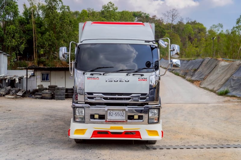 ISUZU FVM 300แรงม้า รถบรรทุก 10ล้อ ตู้เย็น ปี2017 ISUZU FVM 300แรงม้า รถบรรทุก 10ล้อ ตู้เย็น ปี2017