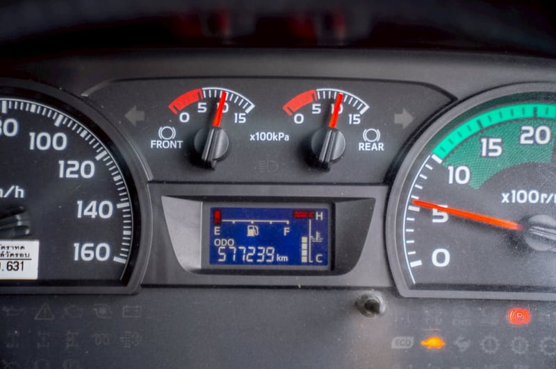 HINO FL 260แรงม้า รถบรรทุก 10ล้อ ตู้แห้ง ปี2017