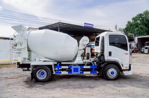 ISUZU FRR 190แรงม้า รถบรรทุก 6ล้อ โม่ผสมปูน ปี2018 เลขไมล์ 79,570 กม.