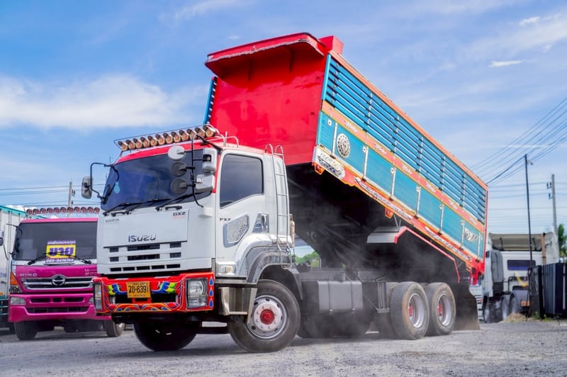 ISUZU GXZ 360แรงม้า รถบรรทุก 10ล้อ ดั้มพ์ แม่+ลูก ISUZU GXZ 360แรงม้า รถบรรทุก 10ล้อ ดั้มพ์ แม่+ลูก