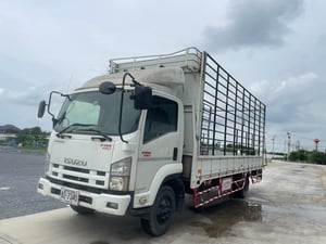 ISUZU FRR 190แรงม้า รถบรรทุก 6ล้อ กระบะคอกสูง ปี2012 เลขไมล์ 133,333 กม.