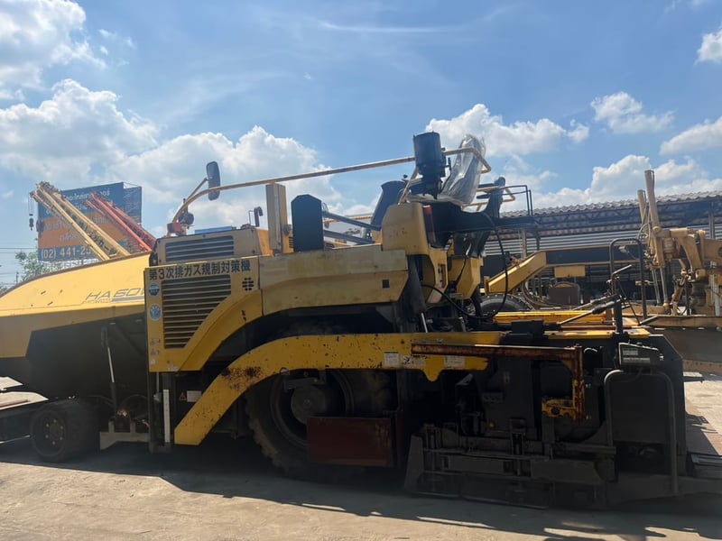 รถปูยาง Sumitomo HA60W-7-0XXX1 ใส่สไลด์ทำงานได้ 2 ฝั่ง พร้อมตัวสับ เครื่อง ISUZU