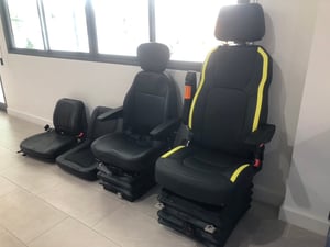 เบาะรถ เครื่องจักรหนัก รถเกรด รถขุด รถปูยาง รถบด หลายรุ่น