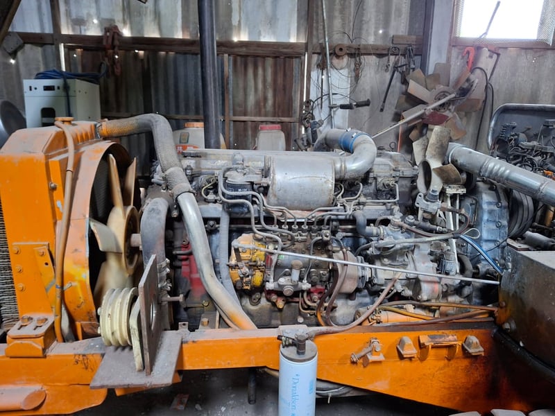 รถตีดิน พร้อมเทลเลอร์ 6 ล้อ