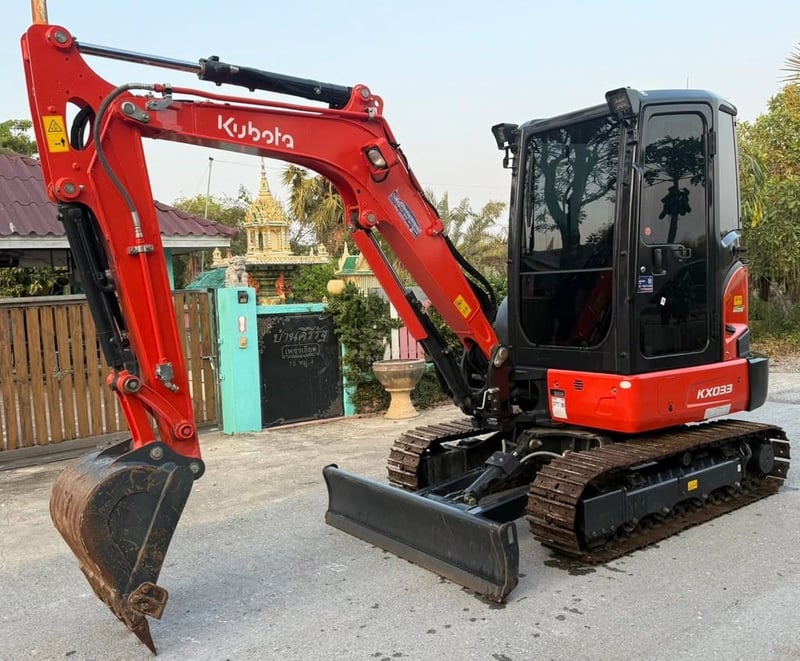 Kubota Kx033 ปี68 มือเดียวป้ายแดง 