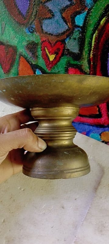 พานทองเหลืองแท้100%