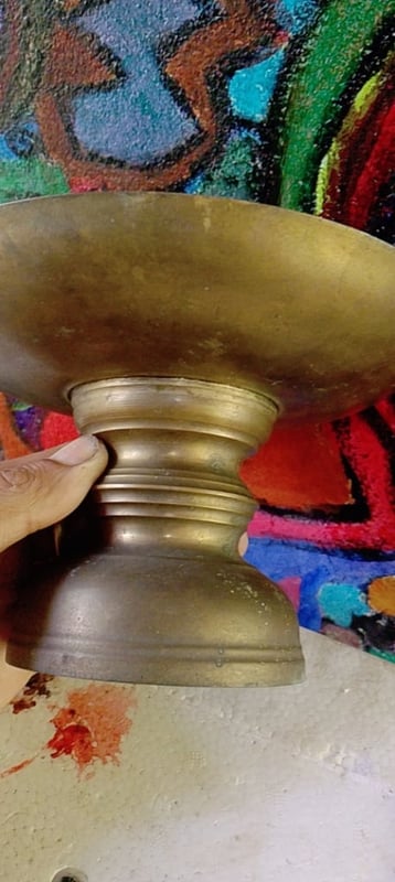 พานทองเหลืองแท้100%