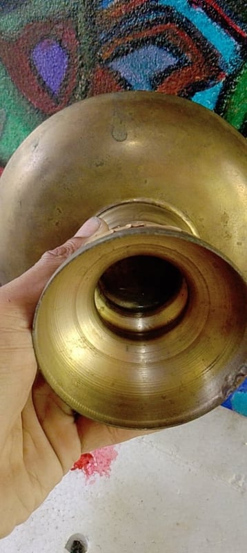 พานทองเหลืองแท้100%