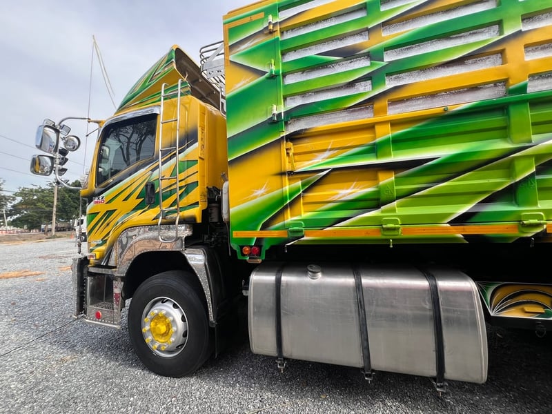 ISUZU FXZ 360แรงม้า รถบรรทุก 10ล้อ พ่วงแม่ลูก ปี2021