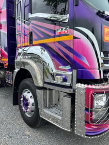 ISUZU FXZ 360แรงม้า  พ่วงแม่ลูก ดั๊มบรรทุกได้ 32ตัน