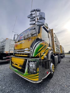 ISUZU FXZ 360แรงม้า รถบรรทุก 10ล้อ พ่วงแม่ลูก ปี2021