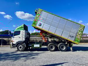 HINO victor FM1A  344แรงม้า รถบรรทุก 10ล้อ ดั้มพ์ ปี 61