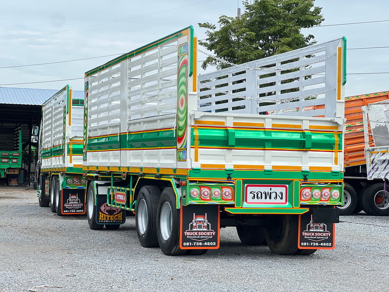 HINO FM 344แรงม้า รถบรรทุก 10ล้อ พ่วงแม่ลูก ปี2015