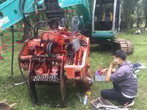 ขายหัวตัดไม้ติดแบ็คโครุ่น12-20ตัน