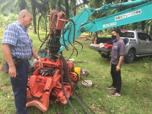 ขายหัวตัดไม้ติดแบ็คโครุ่น12-20ตัน