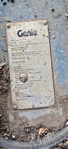 ขายด่วน! รถกระเช้าไฟฟ้า Genie GS-2046 Gen5 (6 เมตร)บอร์ดคอนโทรลเสีย และไม่มีแบตเตอรี่ 