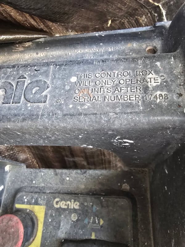 ขายด่วน! รถกระเช้าไฟฟ้า Genie GS-2046 Gen5 (6 เมตร) ขายตามสภาพ ขายด่วน! รถกระเช้าไฟฟ้า Genie GS-2046 Gen5 (6 เมตร) ขายตามสภาพ