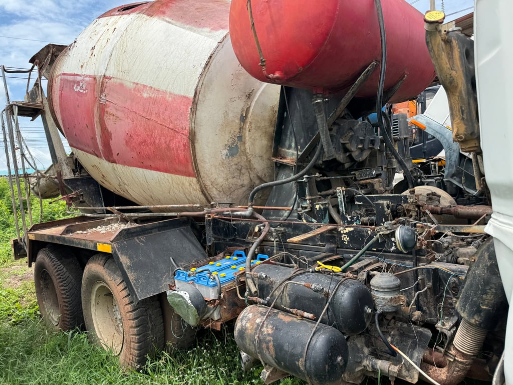 Hino FS โม่ปูน6คิว