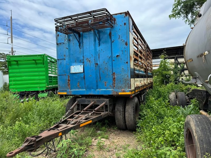 หางสามเพลาไม่ดั้ม ยาวพิเศษ 7 เมตร สามเพลาแท้ จดปี52