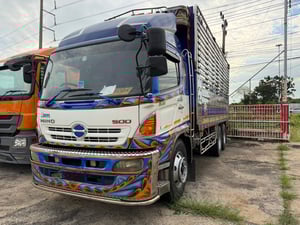 HINO FL 212แรงม้า รถบรรทุก 10ล้อ กระบะคอกสูง ปี2015