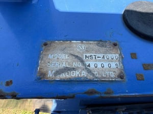 Marooka MTS-4000 รถประเภทนี้เรียกว่า Rubber Clawer carrier ไปถึงทุกที่ รถรุ่นที่ถ้าออกใหม่จะอยู่ประมาณ$500,000 เหรียญสหรัฐ มาพร้อมกับเครื่อง CAT 6T 425แรง Super Heavy Duty ติดเครน TADANO 3-200 มีเครื่องแยก Marooka MTS-4000 รถประเภทนี้เรียกว่า Rubber Clawer carrier ไปถึงทุกที่ รถรุ่นที่ถ้าออกใหม่จะอยู่ประมาณ$500,000 เหรียญสหรัฐ มาพร้อมกับเครื่อง CAT 6T 425แรง Super Heavy Duty ติดเครน TADANO 3-200 มีเครื่องแยก