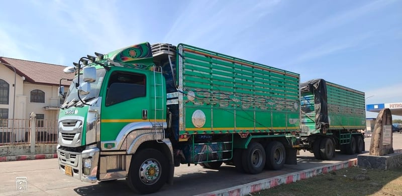 ISUZU FXZ 360แรงม้า รถบรรทุก 10ล้อ พ่วงแม่ลูก ปี2016