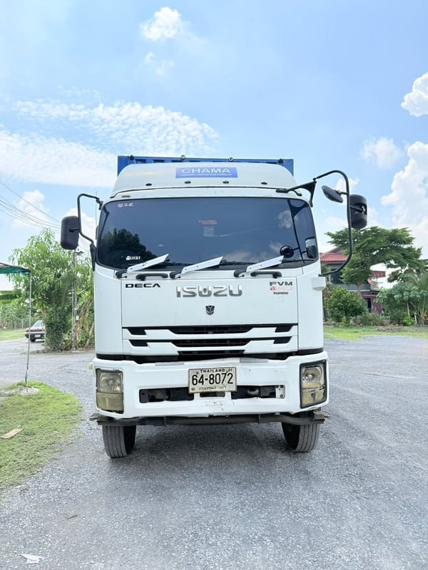 ISUZU FVM 240แรงม้า รถบรรทุก 10ล้อ ตู้แห้ง ปี2018 เลขไมล์น้อยกว่า 500,000 กม.