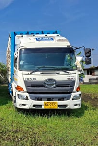 รถบรรทุก10ล้อHINO FL 260 HP ตู้แห้งสภาพสวย