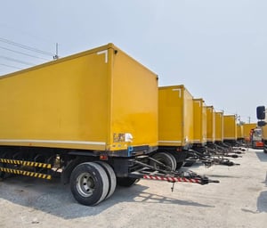 ลูกพวงตู้แห้งยาว7.68พร้อมลิฟต์ท้าย