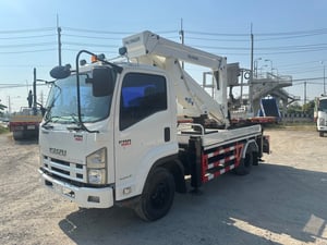 ISUZU FRR 190แรงม้า รถบรรทุก 6ล้อ กระเช้า 21mปี2016 เลขไมล์ 74,600 กม.