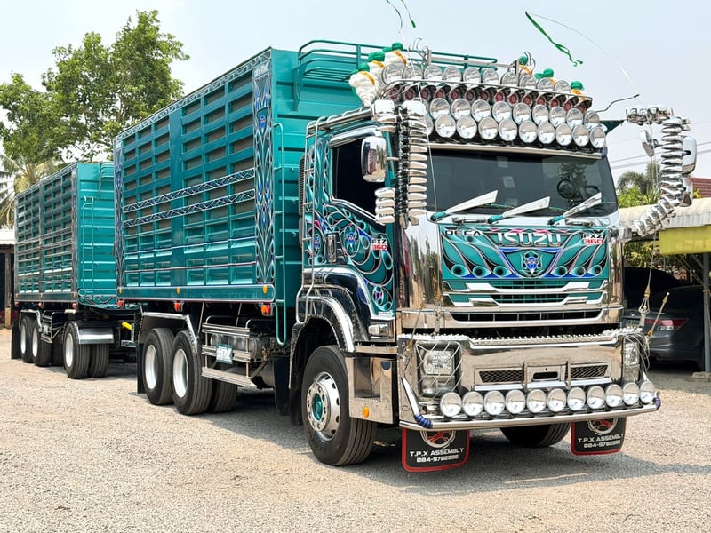 ISUZU FXZ รถบรรทุก 10ล้อ พ่วงแม่ลูก ปี2022 เลขไมล์ 240,000 กม.
