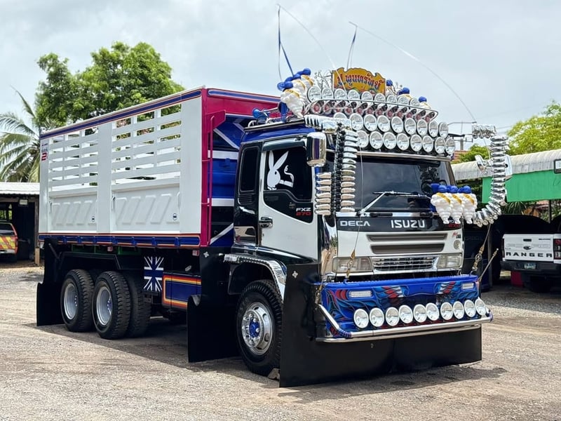 ISUZU DECA270 รถบรรทุก 10ล้อ ดั้มพ์ ปี2551 เลขไมล์น้อยกว่า 500,000 กม.
