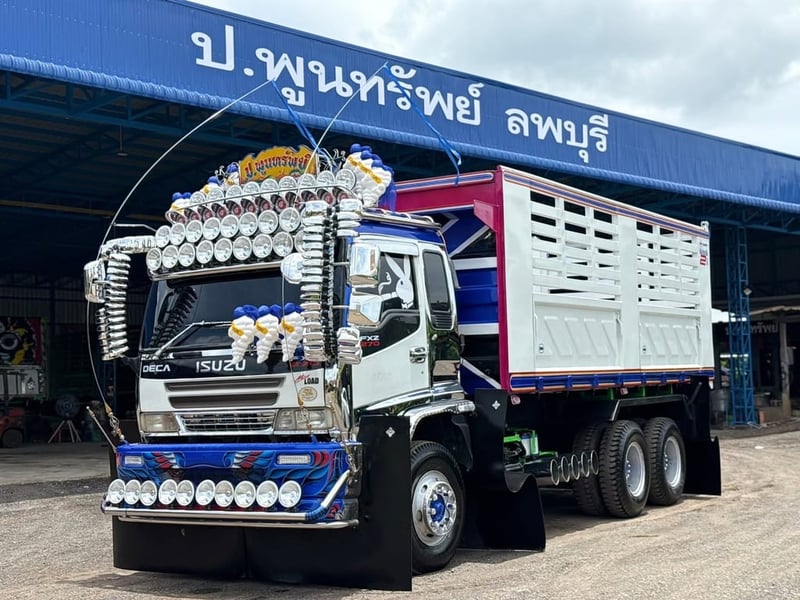 ISUZU DECA270 รถบรรทุก 10ล้อ ดั้มพ์ ปี2551 เลขไมล์น้อยกว่า 500,000 กม.