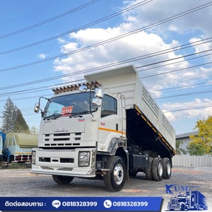 ISUZU FXZ 360แรงม้า รถบรรทุก 10ล้อ ดั้มพ์ ปี2013