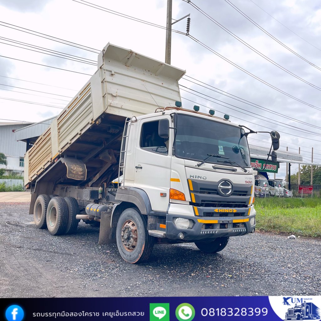 HINO FM 344แรงม้า รถบรรทุก 10ล้อ ดั้มพ์ ปี2018 HINO FM 344แรงม้า รถบรรทุก 10ล้อ ดั้มพ์ ปี2018