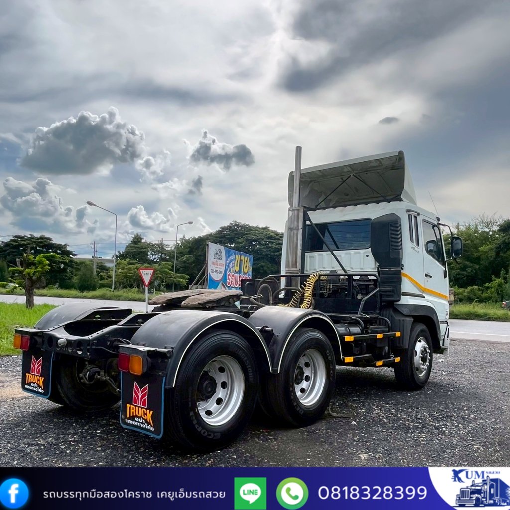 MITSUBISHI FUSO FV 380แรงม้า รถบรรทุก หัวลาก 10ล้อ หัวลาก เฉพาะหัว ปี2012