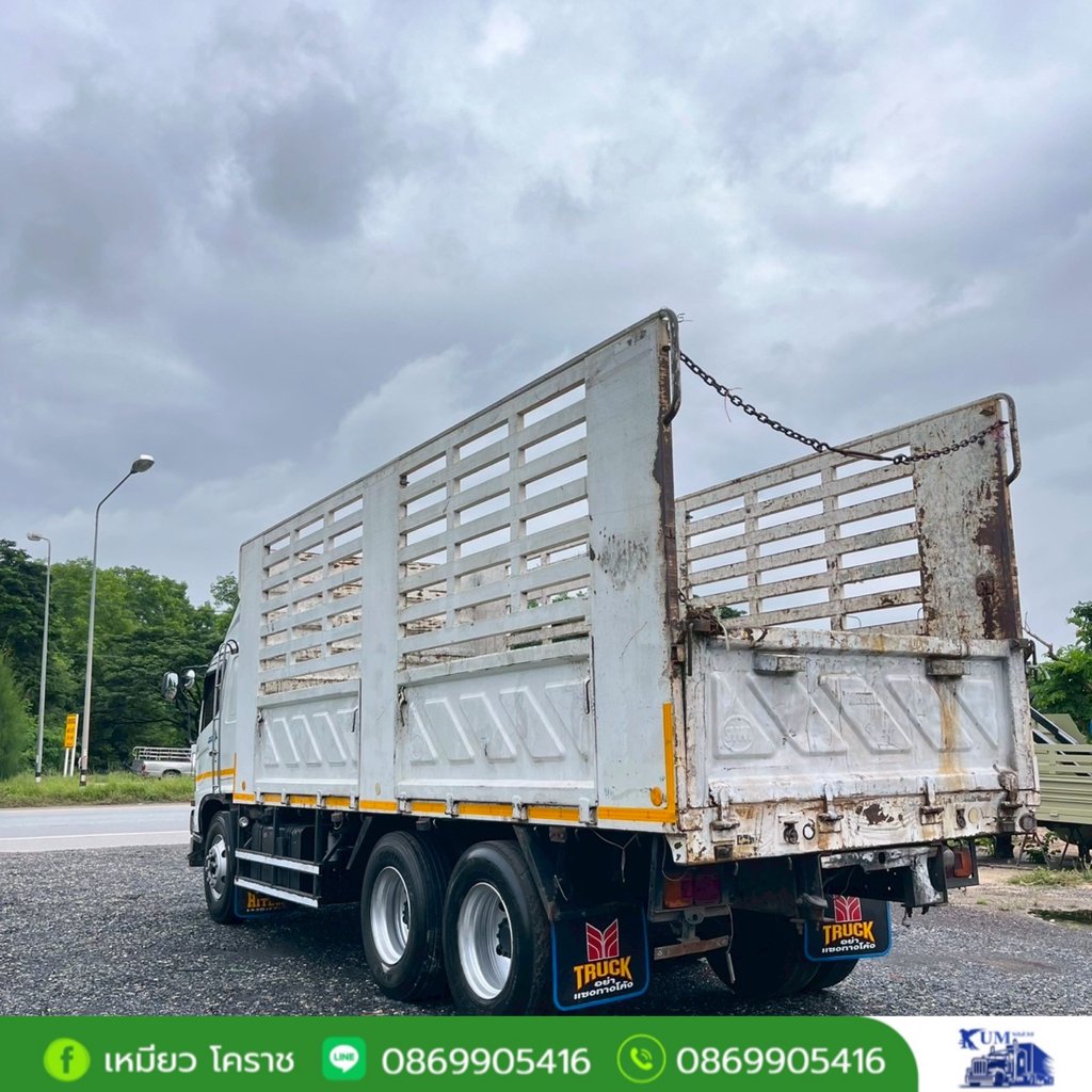 HINO FL 260แรงม้า รถบรรทุก 10ล้อ กระบะคอกสูง ปี2012