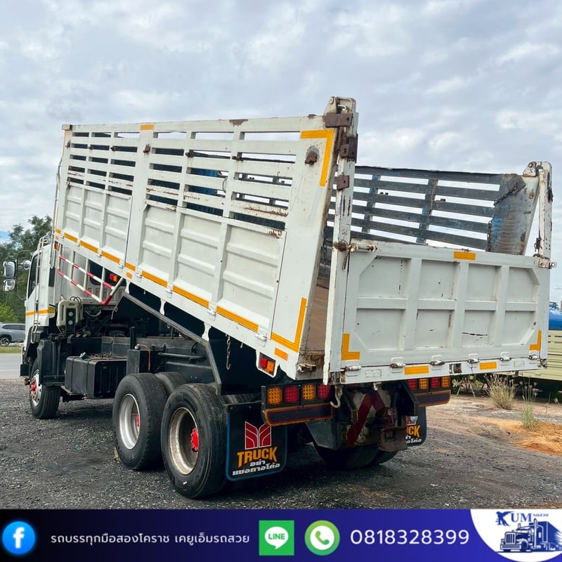 ISUZU FXZ 360แรงม้า รถบรรทุก 10ล้อ ดั้มพ์ ปี2014