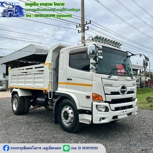 HINO FG 260แรงม้า รถบรรทุก 6ล้อ ดั้มพ์ ปี2017
