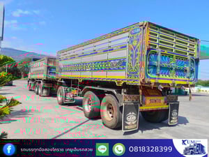 HINO FM 380แรงม้า รถบรรทุก 10ล้อ พ่วงแม่ลูก ปี2017