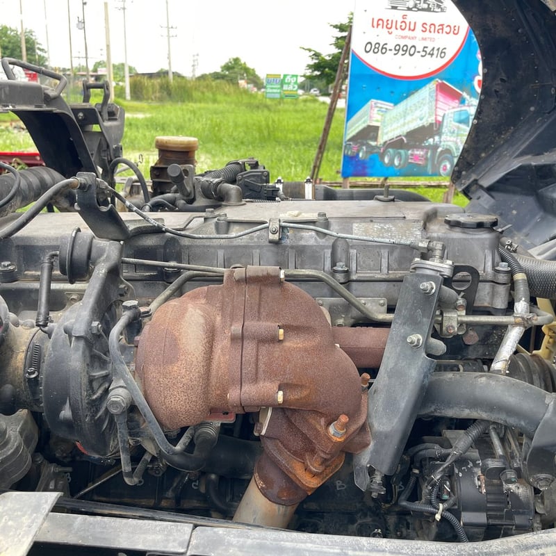 ISUZU FTR 240แรงม้า รถบรรทุก 6ล้อ ดั้มพ์ ปี2014