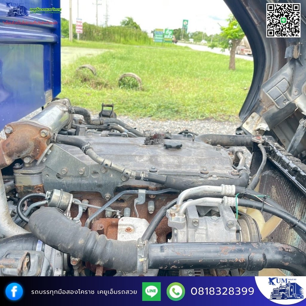 ISUZU NPR 150แรงม้า รถบรรทุก 6ล้อ ดั้มพ์ ปี2012 เลขไมล์น้อยกว่า 500,000 กม.