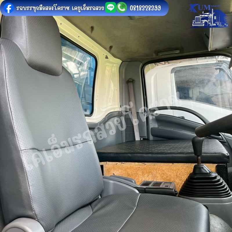 ISUZU FRR 210แรงม้า รถบรรทุก 6ล้อ กระบะคอกสูง ปี2022