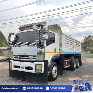 ISUZU FVZ 300แรงม้า รถบรรทุก 10ล้อ ดั้มพ์ ปี2014