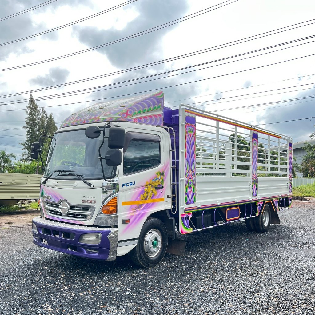 HINO FC 175แรงม้า รถบรรทุก 6ล้อ กระบะคอกสูง ปี2016