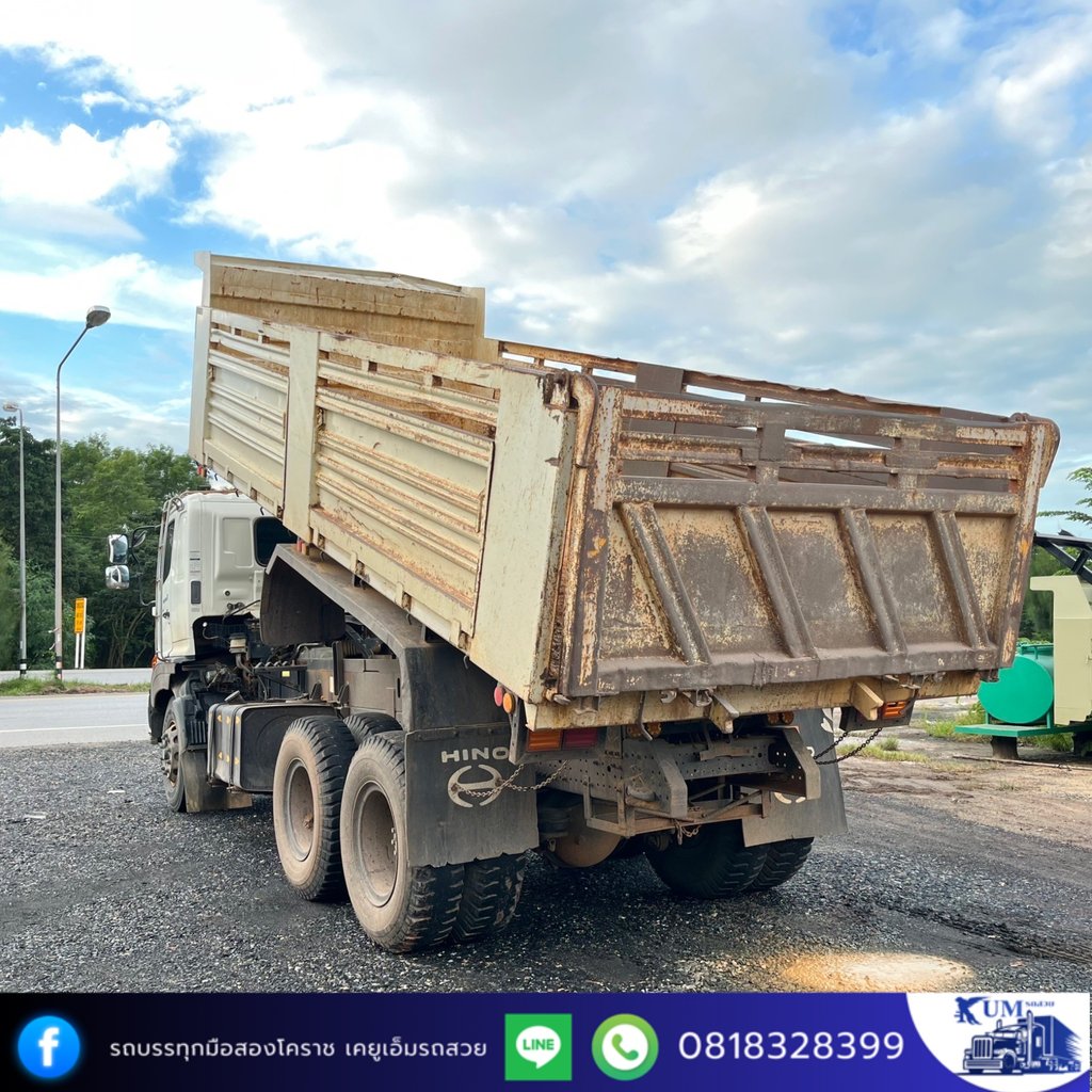 HINO FM 344แรงม้า รถบรรทุก 10ล้อ ดั้มพ์ ปี2018 HINO FM 344แรงม้า รถบรรทุก 10ล้อ ดั้มพ์ ปี2018