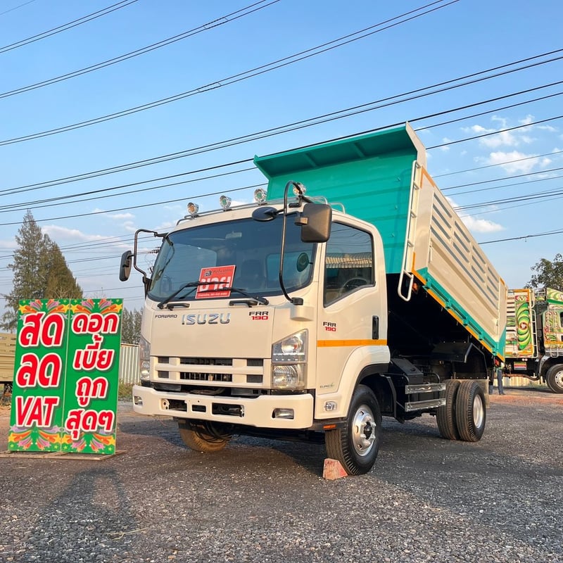 ISUZU FRR 190แรงม้า รถบรรทุก 6ล้อ ดั้มพ์ ปี2018